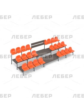 Трибуна на 24 места с проходом