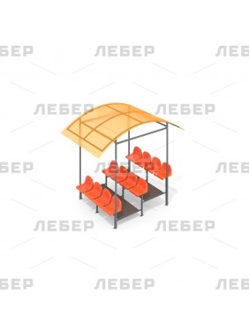Трибуна крытая на 12 мест
