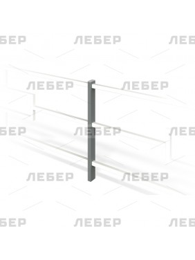 Столб для газонного ограждения