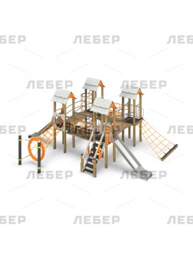 Канатный игровой комплекс...