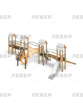 Канатный игровой комплекс...