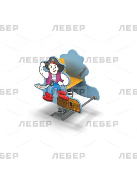 Качалка "Пират" на двух...