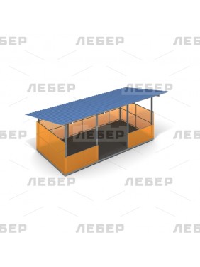 Теневой навес 3000х6000...