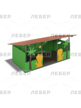 Теневой навес 3000х6000...