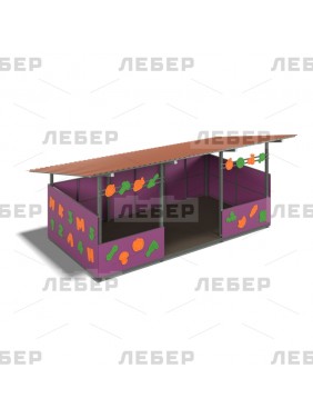 Теневой навес 3000х6000...