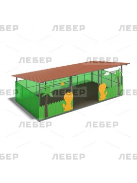 Теневой навес 4000х8000...