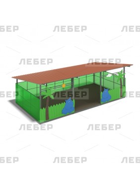 Теневой навес 4000х8000...