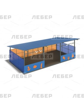 Теневой навес 4000х8000...