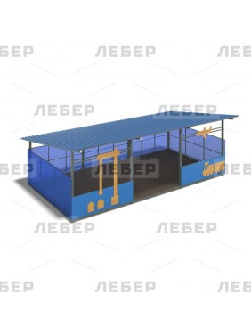 Теневой навес 4000х8000...