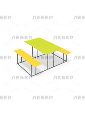 Стол с лавочками "Школьник"