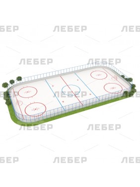 Ограждение хоккейной...