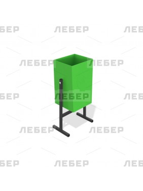 Урна металлическая квадратная