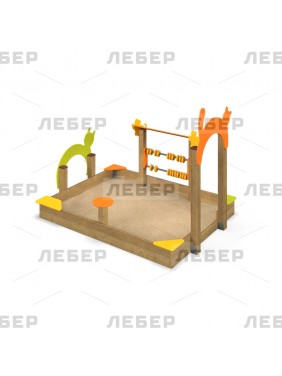 Песочный дворик "Кошкин дом"