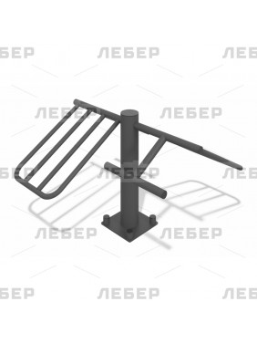 Скамья для пресса двойная