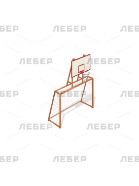 Футбольные ворота с...