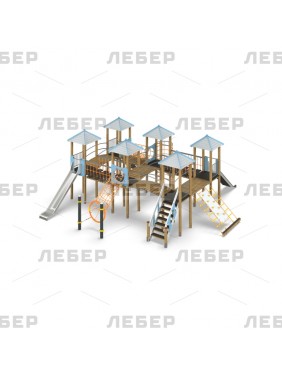 Канатный игровой комплекс...