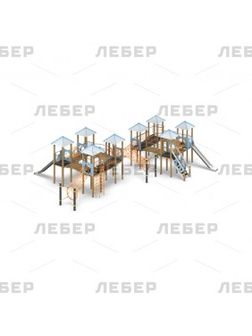 Канатный игровой комплекс...