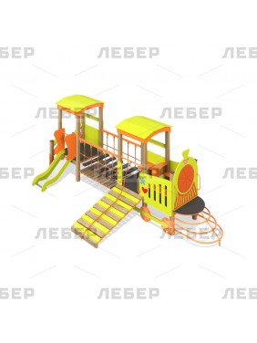 Паровозик с вагончиком и...