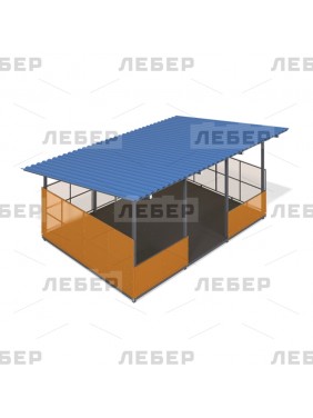 Теневой навес 4200х6000...