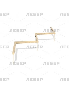 Бревно деревянное изогнутое