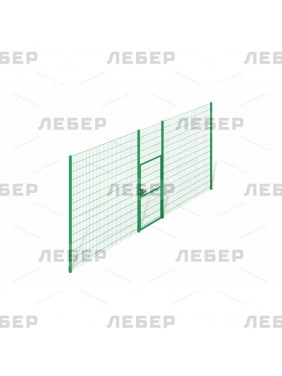 Ограждение из сетки...