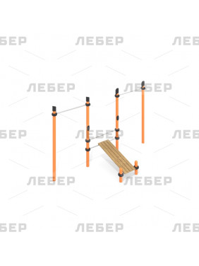 Комплекс из двух турников и...