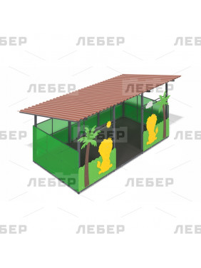 Теневой навес 3000х6000...