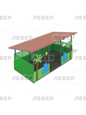 Теневой навес 3000х6000...