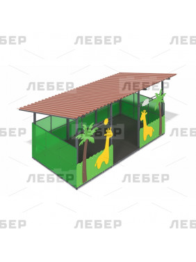 Теневой навес 3000х6000...