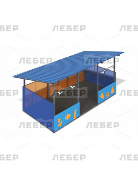 Теневой навес 3000х6000...