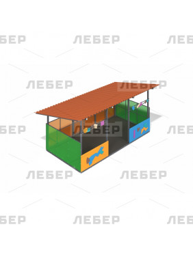 Теневой навес 3000х6000...