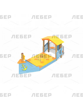 Песочница "Буксирчик" с...