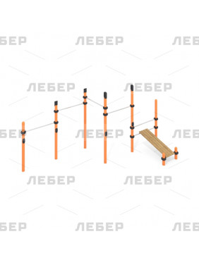 Каскад из турников и...
