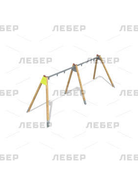 Рама качелей деревянных...