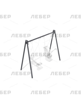 Двойная рама качелей для...