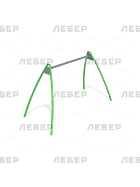 Двойная рама качелей...