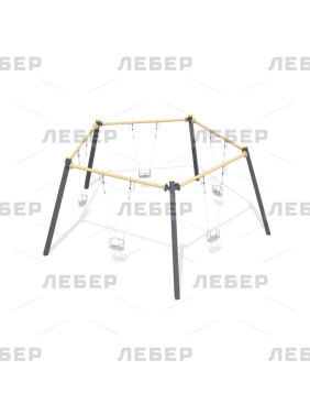 Рама качелей групповых