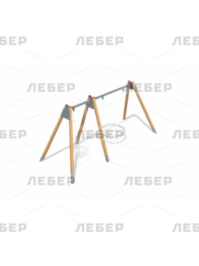 Рама качелей деревянных...