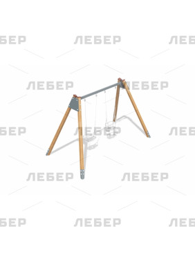 Рама на деревянных стойках...