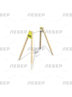 Рама одинарных качелей...