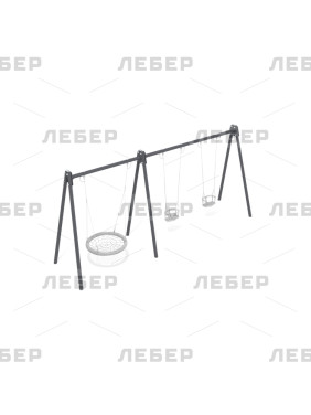 Рама качелей "Гнездо" и...