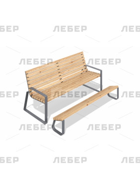 Диван с подставкой для ног