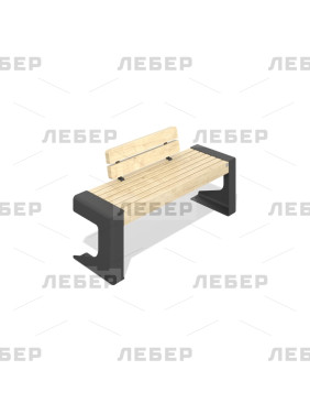Диван парковый "Вектор" Тип 2