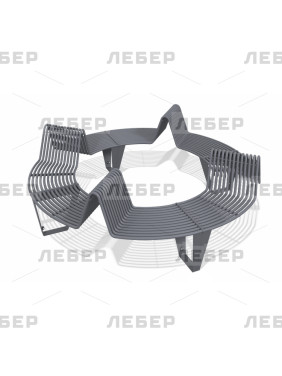 Скамья парковая круглая