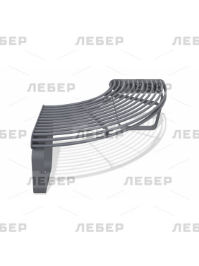 Скамья парковая дугообразная