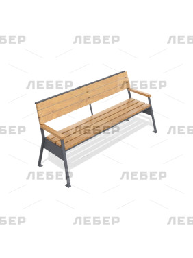 Диван парковый