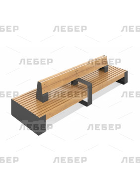 Диван парковый двойной