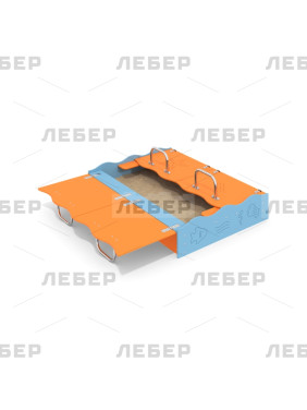 Песочница "Море" с крышкой