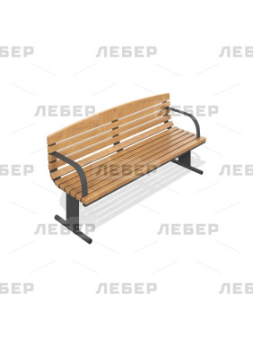 Диван парковый