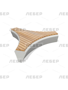 Скамья бетонная "Альтаир"